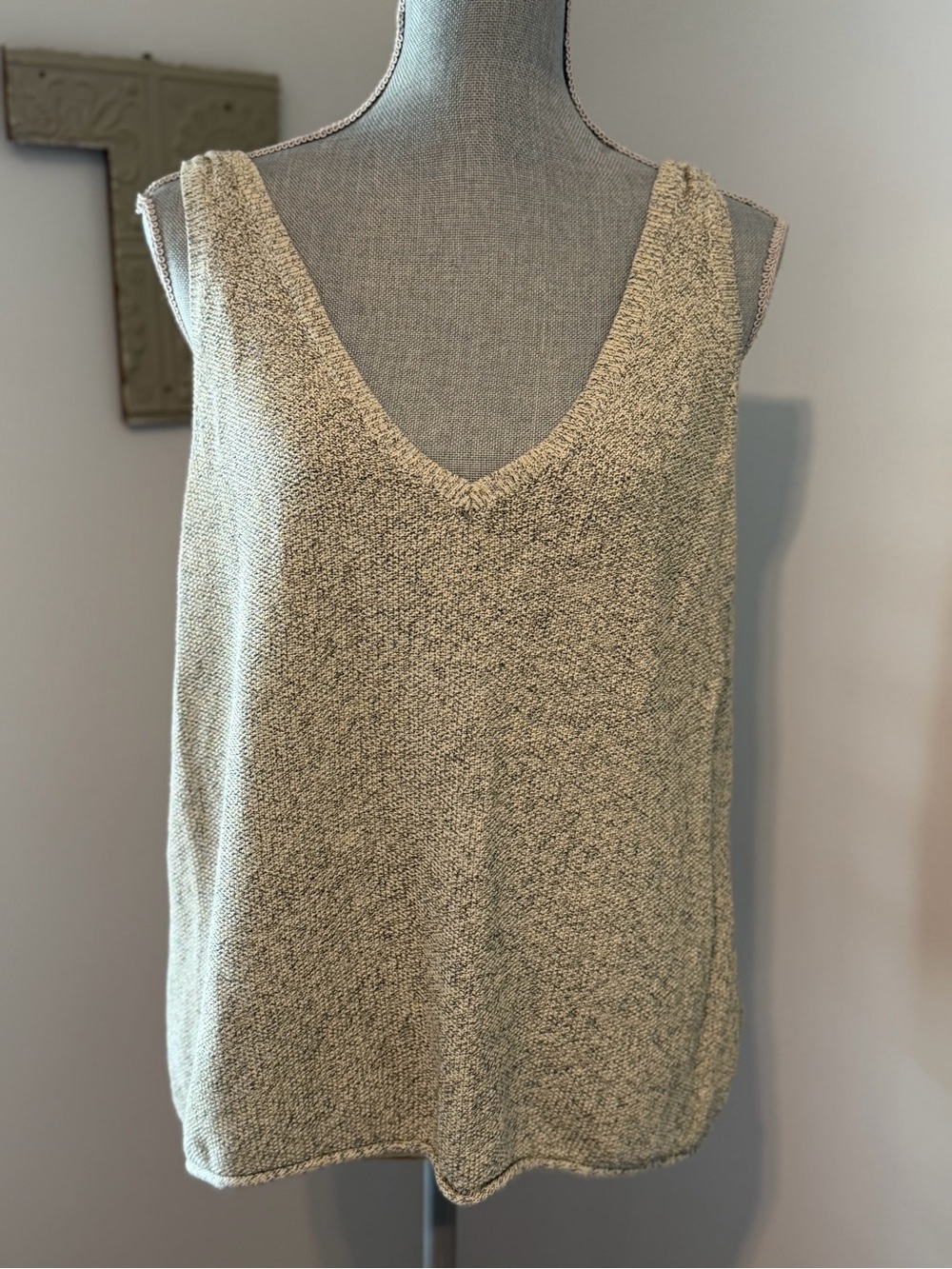 TRIBAL cotton lightweight knit tank top minimalist bohemian cottagecore casual